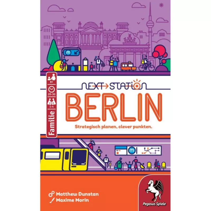 PEGASUS Next Station Berlin – stolová hra roll-and-write (nemecké vydanie)
