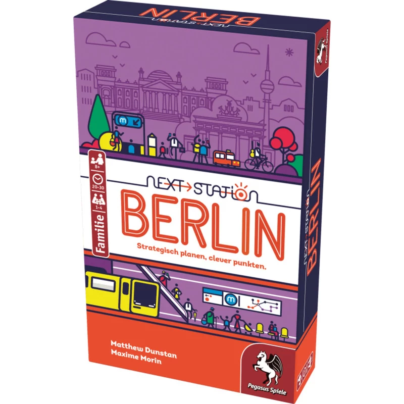 PEGASUS Next Station Berlin – stolová hra roll-and-write (nemecké vydanie)
