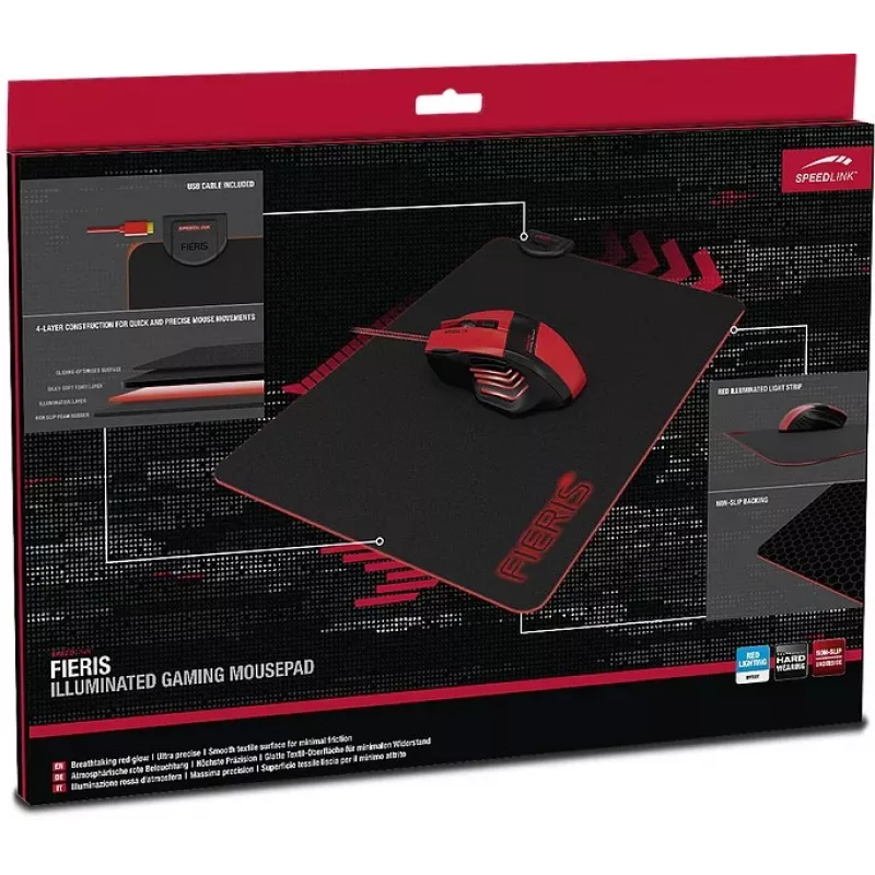 Speedlink Fieris podložka pod myš (SL-620103-BK)