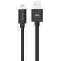 Silicon Power Boost Link PVC LK15AL nabíjací a dátový kábel, USB-A na Lightning, MFi certifikovaný, 1 m, do 12 W, čierna