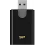 Silicon Power Combo Čítačka kariet SD/microSD, USB 3.2 Gen 1 Type-A, Čierna (SPU3AT5REDEL300K)