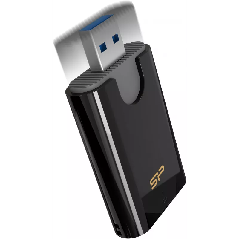 Silicon Power Combo Čítačka kariet SD/microSD, USB 3.2 Gen 1 Type-A, Čierna (SPU3AT5REDEL300K)