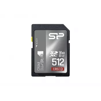 Silicon Power 512GB SDXC UHS-II V60 pamäťová karta - 280MB/s čítanie, 150MB/s zápis