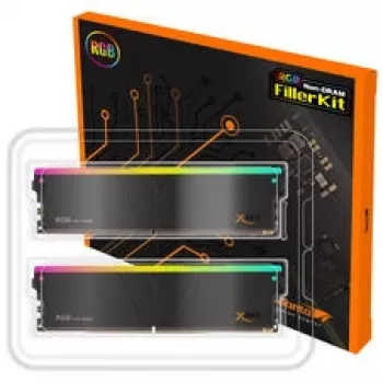 V-Color Manta XSky RGB filler kit pre DDR5, bez DRAM, ARGB - Dual-Kit, čierna