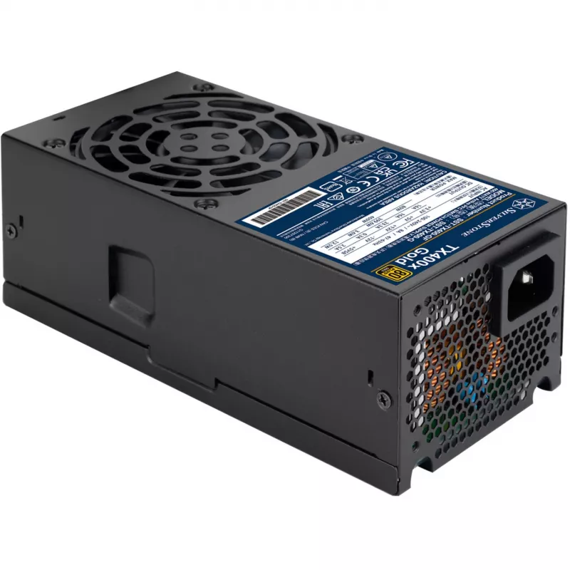 SilverStone TX400x Gold 400W 80 PLUS Gold ATX napájací zdroj, čierny, 2x PCIe