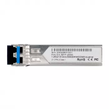 EXSYS EX-SFP-2000 SFP transceiver LC Singlemode Duplex 20km - 1,25 Gbit/s