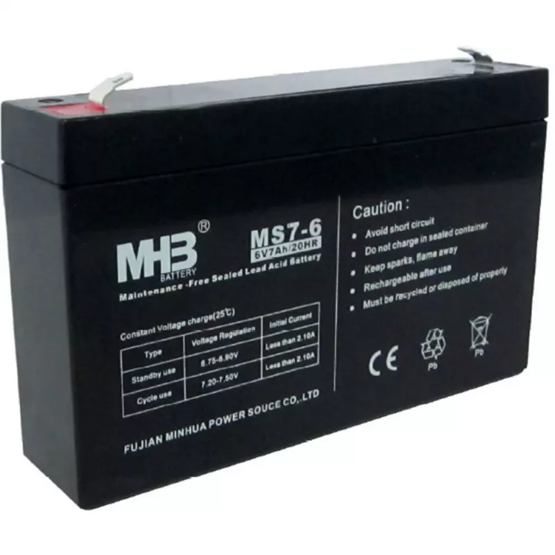 PowerWalker MHB MS7-6 12V 7Ah VRLA batéria pre UPS systémy