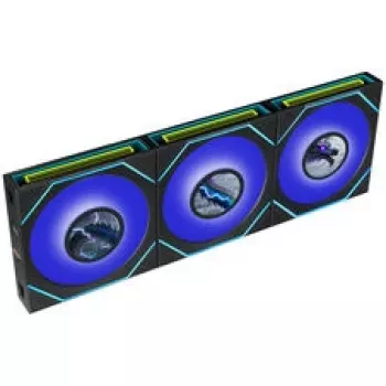 Lian Li UNI FAN SL-INF 120 FLEX LCD Wireless ARGB balenie 3 ks čierne s ovládačom