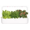 Click & Grow Smart Garden 9 interiérová bylinková a zeleninová záhrada s LED rastovými lampami, samozavlažovanie, 9 pestovateľských kapsúl, biela