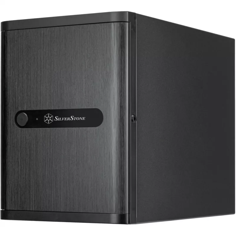SilverStone Technology SST-CS240 čierna Mini-ITX NAS skriňa so 4 hot-swap pozíciami