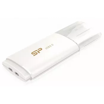 Silicon Power Blaze B06 32GB USB 3.2 Gen 1 flash disk, zasúvací, biela