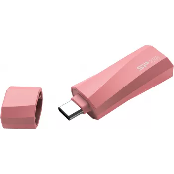Silicon Power SP032GBUC3C07V1P 32 GB USB-C flash disk ružový bez krytu
