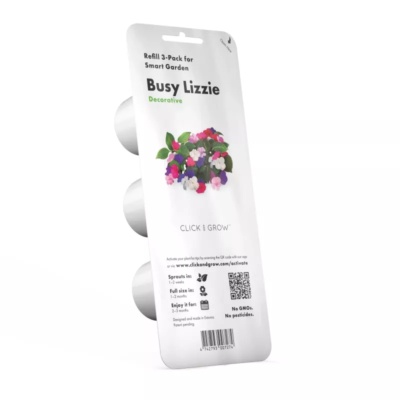 Click & Grow Smart Garden náhradné balenie: netýkavka, 3 kapsuly s rastlinami (SGR1X3)