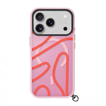 LAUT Keyko Pop puzdro pre iPhone 17 Pro, Rosy Wave
