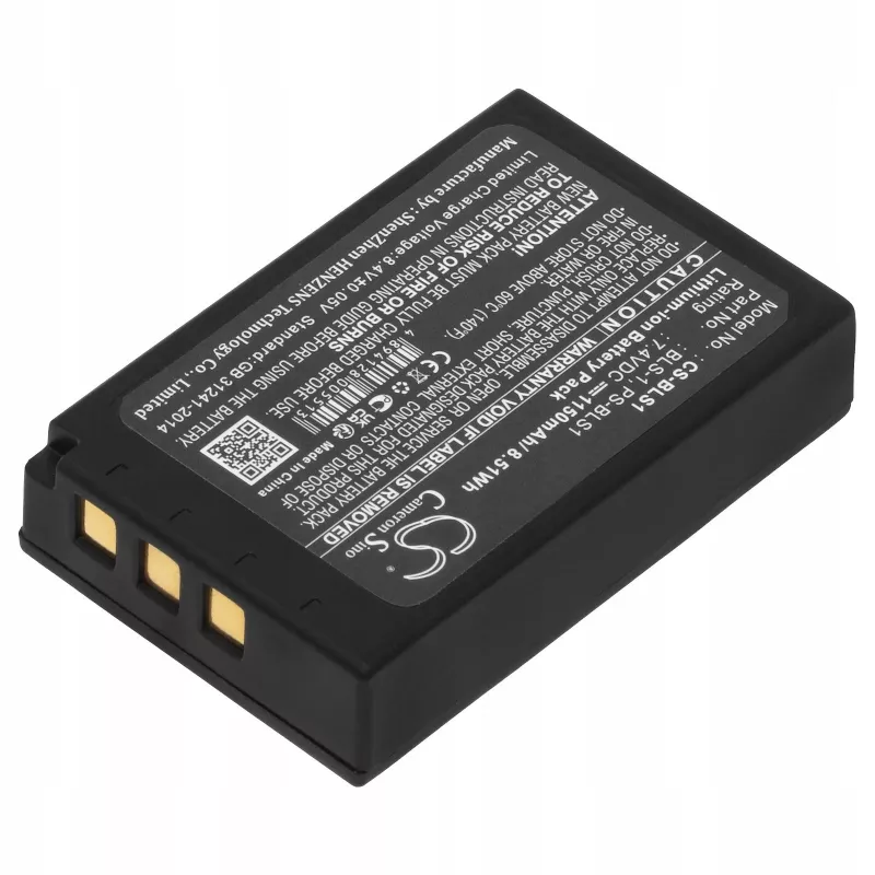 Olympus BLS-1 náhradná batéria 7,4V 1220mAh Li-Ion pre E-420 E-450 E-620 PEN E-P1 E-P2