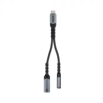 UNITEK USB-C na 3,5 mm audio adaptér s PD