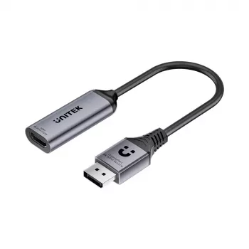 UNITEK DisplayPort na HDMI 2.1 adaptér 8K@60Hz HDR 48Gbps 15cm