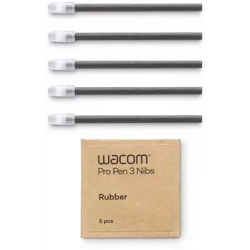 WACOM Pro Pen 3 gumené hroty balenie 5 ks (ACK253010Z) – náhradné hroty pre prirodzený pocit papiera