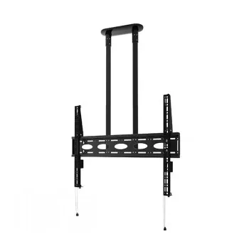 B-TECH AV BT8448-150/BB extra veľký univerzálny stropný držiak pre ploché obrazovky s 1,5 m tyčou Ø50 mm, VESA do 1100x700, 130 kg, čierny
