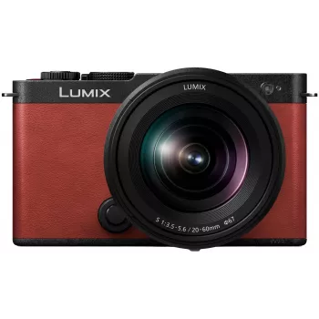Bezzrkadlový fotoaparát Panasonic Lumix DC-S9 Full Frame s objektívom Lumix S 20-60mm f/3.5-5.6, crimson red (DC-S9KE-R)