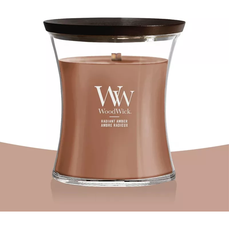 WoodWick Radiant Amber Elipsa vonná sviečka 453,6g