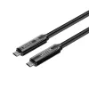 Unitek USB-C aktívny optický kábel 10Gbps PD60W 8K@30Hz 12m čierny