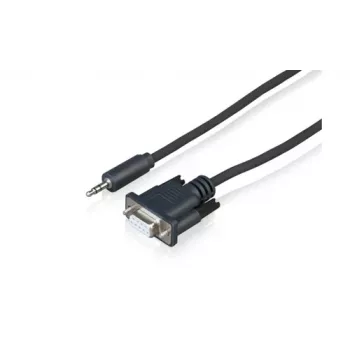 Sony CAB-RSJA1 RS-232C sériový ovládací kábel - DB9 konektor samica na 3,5-mm jack konektor samec, 2,5 m, čierny