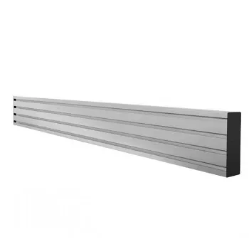 B-TECH AV SYSTEM X - horizontálna montážna lišta - 1m - čierna