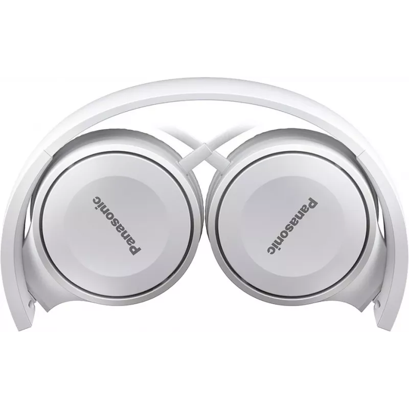 Panasonic RP-HF100E-W on-ear slúchadlá, káblové, 30 mm neodýmové meniče, skladacie, biele