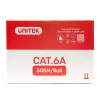 UNITEK C18121BL Cat.-6A-S/FTP-LSZH inštalačný kábel, 305 m, modrý