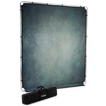 Manfrotto EzyFrame Vintage rám s pozadím, šalviová (LL LB7932)