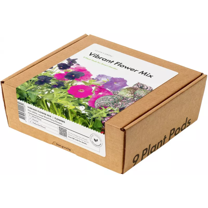 Click & Grow Vibrant Flower Mix kapsuly rastlín pre Smart Garden, balenie 9 ks (PPMVBX9)
