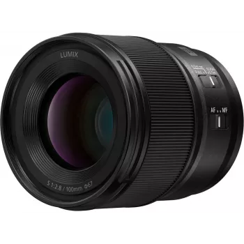 Panasonic Lumix S 100mm F2.8 Macro objektív, čierny (S-E100E)
