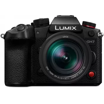 Panasonic Lumix DC-GH7LE systémový fotoaparát telo s objektívom 12-60mm kit - čierny