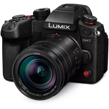 Panasonic Lumix DC-GH7LE systémový fotoaparát telo s objektívom 12-60mm kit - čierny