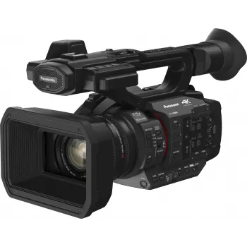 Panasonic HC-X2E 4K Ultra HD profesionálny camcorder s 20x Leica Dicomar objektívom, 5-osová Hybrid O.I.S.+, duálne XLR vstupy, 3G-SDI, Wi-Fi, duálne SD sloty