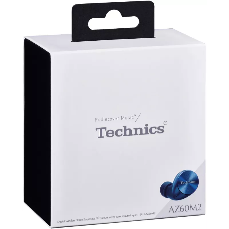 Technics EAH-AZ60M2EK True Wireless in-ear slúchadlá s Dual Hybrid Noise Cancelling, LDAC, 8-mm meničmi, Multipoint, čierne