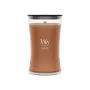 WoodWick Radiant Amber 609,5g vonná sviečka s dreveným knôtom, až do 180 hodín horenia, presýpacie sklenené nádoba