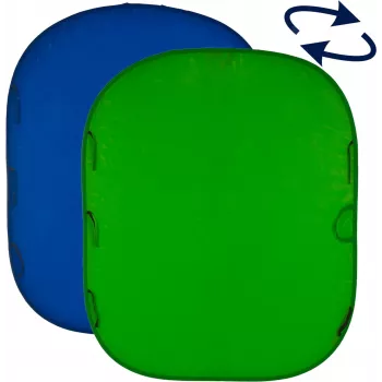 Manfrotto Chromakey pozadie 1.8 x 2.1 m, modrá/zelená (LL LC5987)