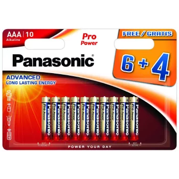Panasonic Pro Power LR03 batérie, 6+4 ks (LR03PPG/10BW 6+4F)