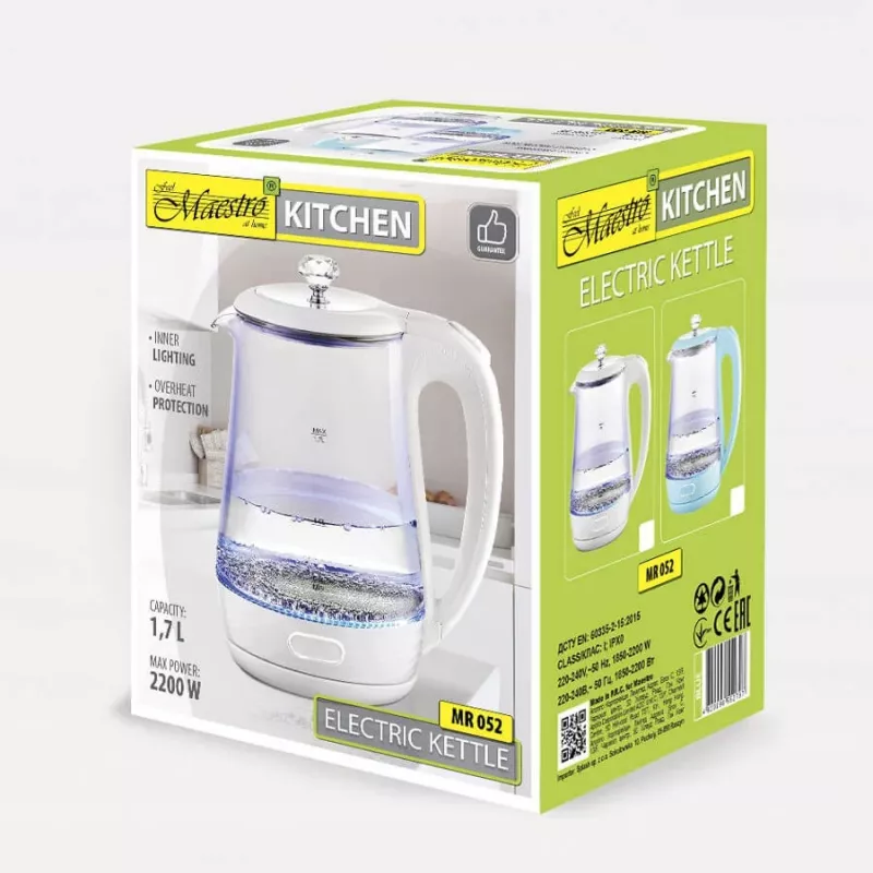 MEO kanvica 1,7 l 2220 W MR-052-BLUE MAESTRO modrá