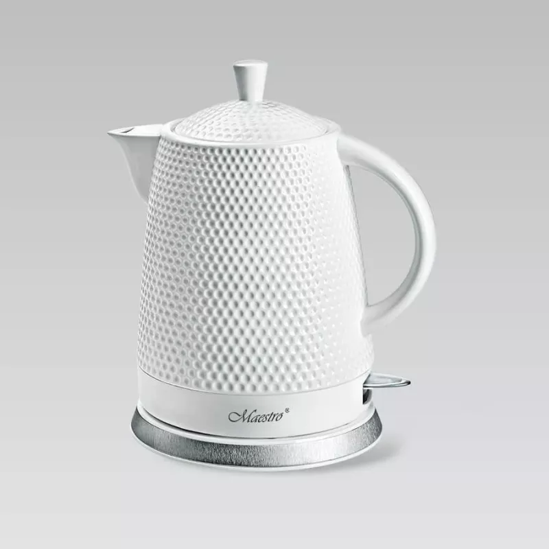 MEO keramická kanvica 1,5 l 1500 W biela MR-069-WHITE MAESTRO