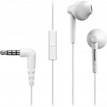 Panasonic RP-TCM55E-W ErgoFit in-ear slúchadlá s mikrofónom a XBS basmi - biele