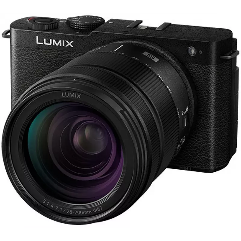 Panasonic Lumix DC-S9 fotoaparát so sadou objektívu 28-200mm, hlboká čierna (DC-S9HE-K)