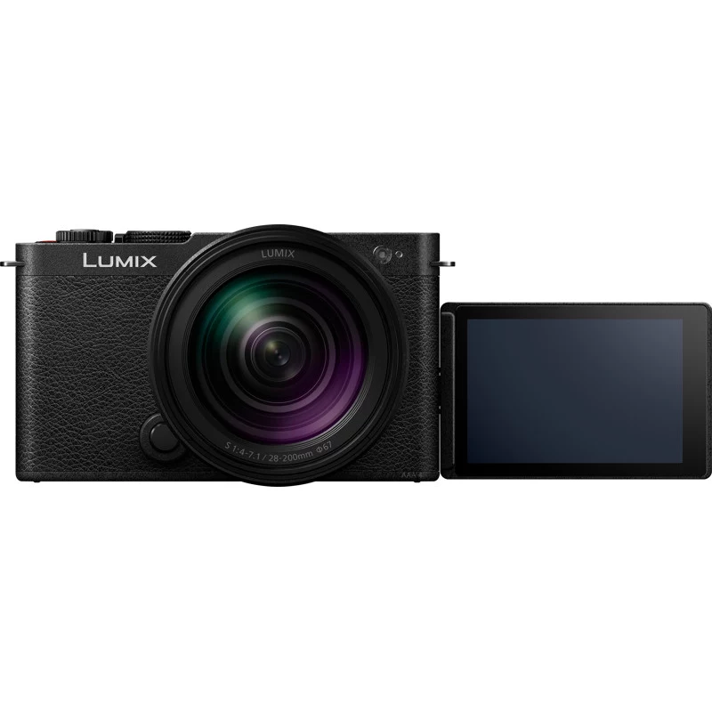 Panasonic Lumix DC-S9 fotoaparát so sadou objektívu 28-200mm, hlboká čierna (DC-S9HE-K)