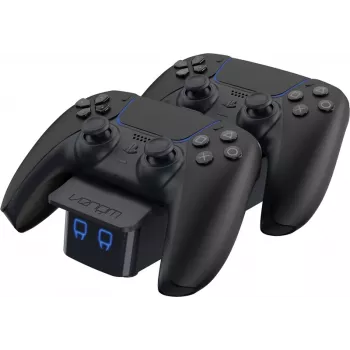 Venom Twin Docking Station pre PS5 DualSense ovládače - čierna