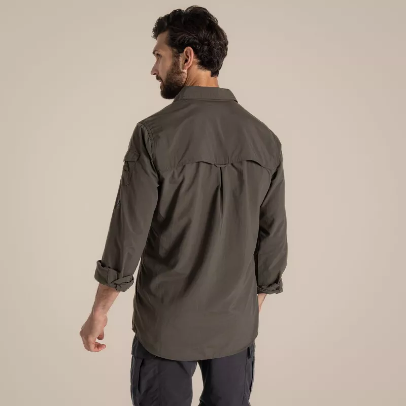 Craghoppers NosiLife Adventure LS Shirt III - lesná zelená (M)