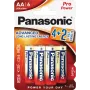 Panasonic Alkaline Power AA batérie LR6PPG/6BP 4+2 zdarma balenie (6 kusov)