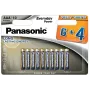 Panasonic Everyday Power AAA alkalické batérie LR03 10 balenie blister (6+4 bonus)