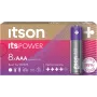 ITSON LR03IPO/8CB alkalické AAA batérie, 8 balenie, 1,5V, dlhá životnosť